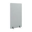 Noise-absorbing partition standing on legs STOO Free 800x1600mm light grey