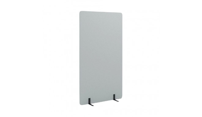 Acoustic/noise-absorbing partition standing on legs STOO Free 800x1600mm light gray