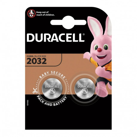 Patareid CR2032 DURACELL 3V 2tk