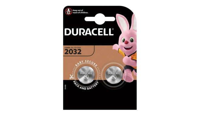 Patareid CR2032 DURACELL 3V 2tk