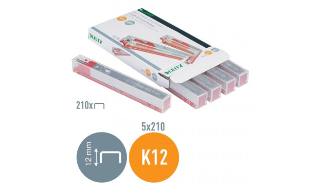 Klamber LEITZ 26/12 K12 56-80 lehte punane