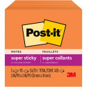 Note paper 76x76mm POST-IT 654 neon orange 100 sheets