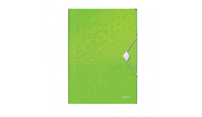 3 Flap Folder Leitz WOW PP A4 Green