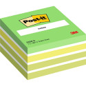 Märkmekuup 76x76mm POST-IT 2028G rohelised pastelltoonid 450 lehte
