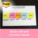 Märkmekuup 76x76mm POST-IT 2028G rohelised pastelltoonid 450 lehte