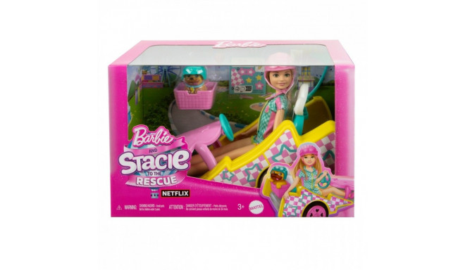 Doll Barbie Stacie and Go Kart movie vehicle