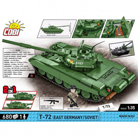 Based on your input, here is a detailed overview of the T-72 Main Battle Tank (East Germany/