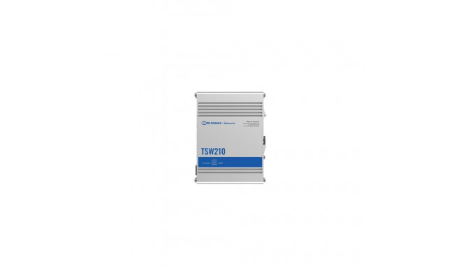 TSW210 Switch 2xSFP 8xGbE DIN RAIL Back Panel