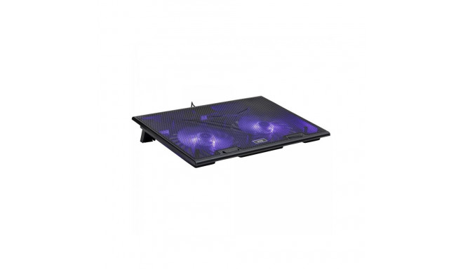 MS COOL D10 must jahutusalus 5 LED 2x USB