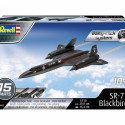 Plastic model plane SR-71 Blackbird Easy-Click 1/110