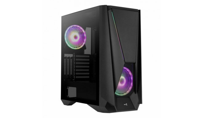 ATX Semi-tower Korpus Aerocool VISORBK LED RGB Must