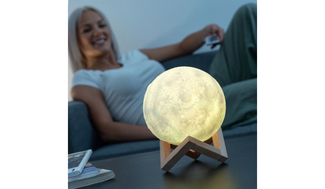 заряжаемый светодиодный светильник Луна Moondy InnovaGoods