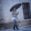 Folding Inverted Umbrella with LED Folbrella InnovaGoods