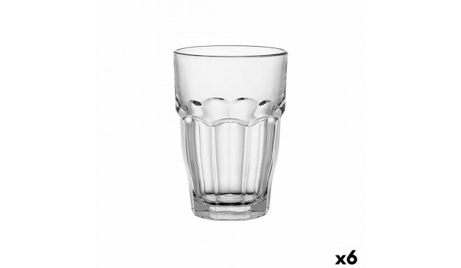 Glass Bormioli Rocco Rock Bar Transparent Glass 370 ml (6 Units)