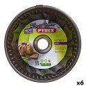 Ahjuvorm Pyrex Asimetria Sõrmus Must Metall (6 Ühikut)