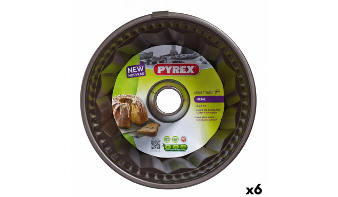 Ahjuvorm Pyrex Asimetria Must Metall Sõrmus