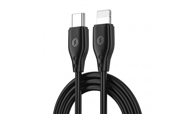 WiWU - Pioneer Series Data Cable Wi-C002 USB C to Lightning 30W - black
