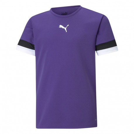 Koszulka dla dzieci Puma teamRISE Jersey Jr fioletowa 704938 10 128