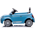 Auto na akumulator Jeździk FIAT 500 Elektro - jasny niebieski