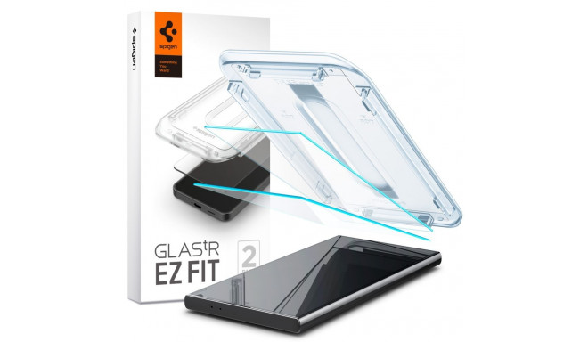 SZKŁO HARTOWANE SPIGEN GLAS.TR ”EZ FIT” 2-PACK GALAXY S24 ULTRA CLEAR