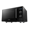 3-in-1 Microwave Oven with Grill and Combination Hob, 23 Litres, Rotating Plate with Storage, Timer,