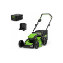 Greenworks 60V cordless lawn mower, lawn mowe