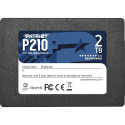 Patriot  SSD||P210|2TB|SATA 3,0|Write speed 430 MBytes/sec|Read speed 520 MBytes/sec|2,5"|TBW 960 TB