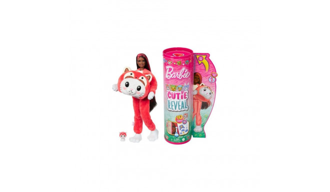 Barbie Doll Mattel Cutie Reveal Cat-Panda Red Series Animal Costumes (HRK23)