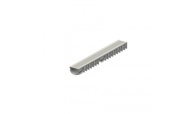 CHANNEL EASYLINE 1M H90 A15 GREY PLASTIC