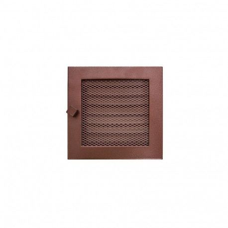 GRATE OLD BRASS 170X170 WITH BLIND
