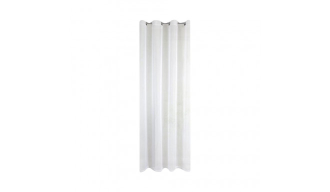 CURTAIN LUCY 140X250 WHITE RINGS D