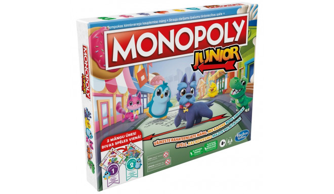 MONOPOLY lauamäng Junior 2 mängu 1-s