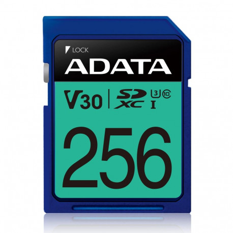 ADATA Premier Pro SDXC UHS-I U3 Class 10 256GB (R95/W60) retail
