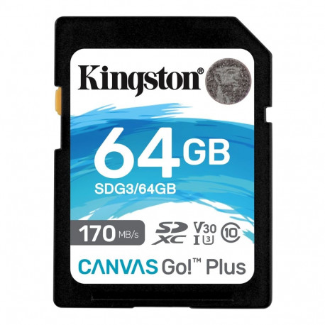 Kingston 64GB SDXC Canvas Go Plus