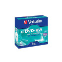DISC DVD-RW 4.7GB 4X 5PACK VERBATIM