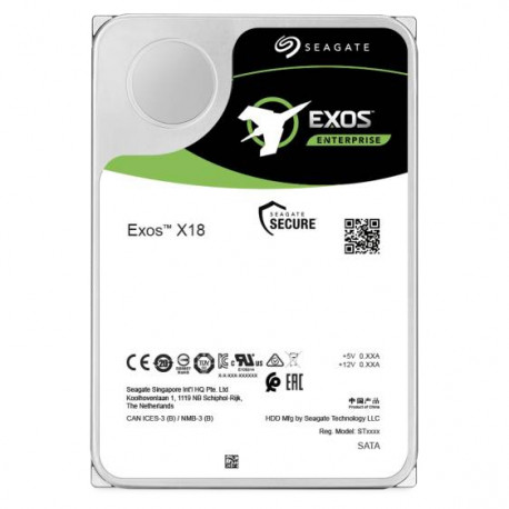 16TB Seagate Exos X18 ST16000NM004J 7200RPM 256MB Ent. *Bring-In Warranty*