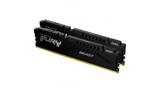 Kingston Fury Beast mälu, DDR5, 16 GB, 6000MHz, CL36 (KF560C36BBEK2-16)