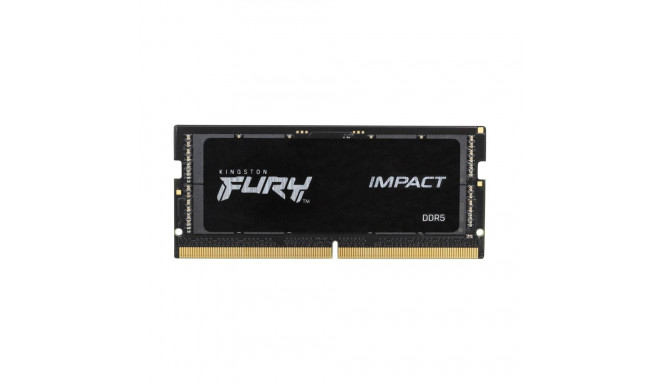 Kingston Fury Impact sülearvuti mälu, SODIMM, DDR5, 16 GB, 5600 MHz, CL40 (KF556S40IB-16)