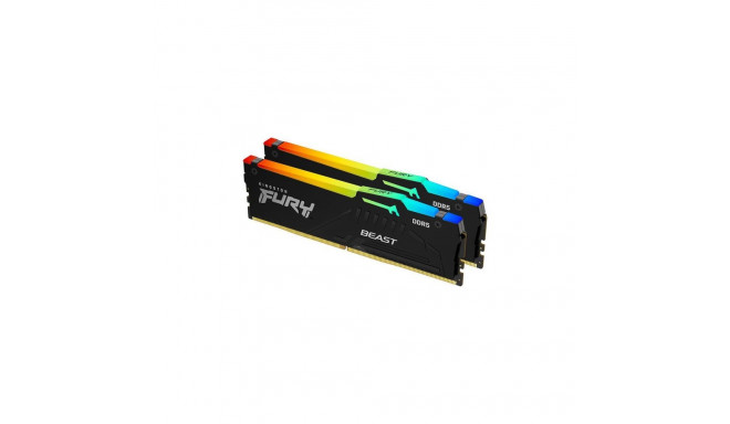 Kingston Fury Beast RGB memory, DDR5, 32 GB, 6000MHz, CL36 (KF560C36BBEAK2-32)