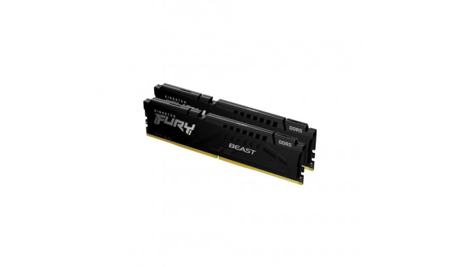 Kingston Fury Beast mälu, DDR5, 16 GB, 5200MHz, CL40 (KF552C40BBK2-16)