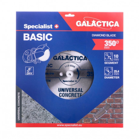 SPECIALIST+ dem. disc GALACTICA, 350x10x25.4 mm