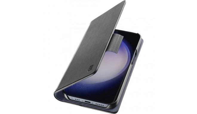 Kaardivahega mobiiliümbris Cellular Line Galaxy S24 Wallet Book, must