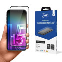 Kaitseklaas 3MK iPhone 15 Plus HardGlass Max Lite, must