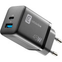 Mobiili laadija Cellular Line USB A / USB C, 45W