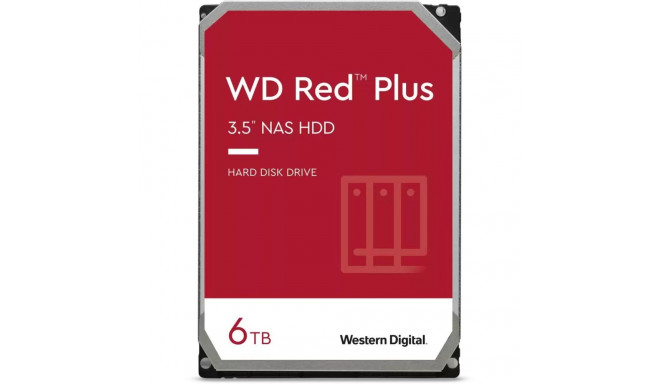 Kõvaketas WD 6TB Red Plus 5400/256M