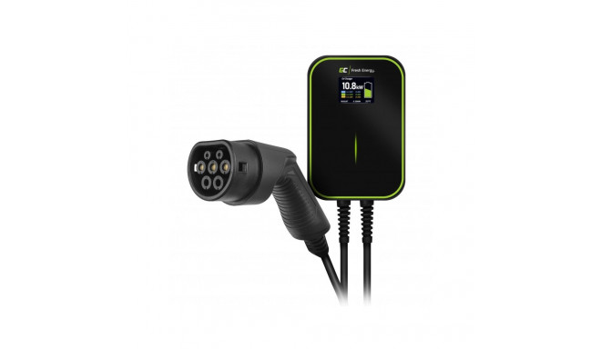 Green Cell Wallbox EV PowerBox 22kW charger with Type 2 6m cable for charging electric cars