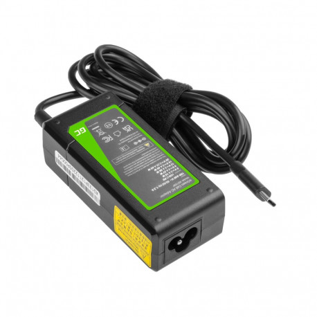 Green Cell USB-C Charger / AC Adapter Laptops  Tablets and Phones 45W 5/9/12/15/20V