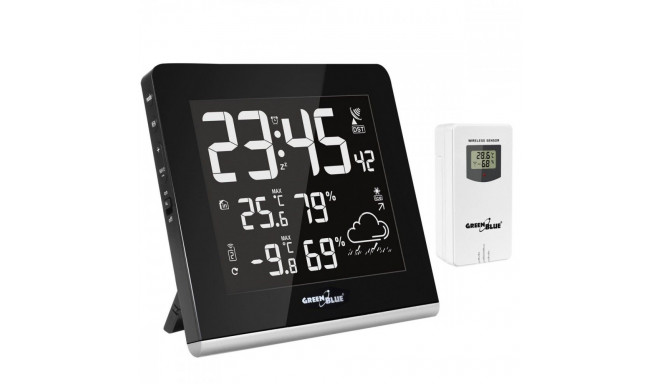 Greenblue 51193 Black White LCD  bezvadu meteo stacija