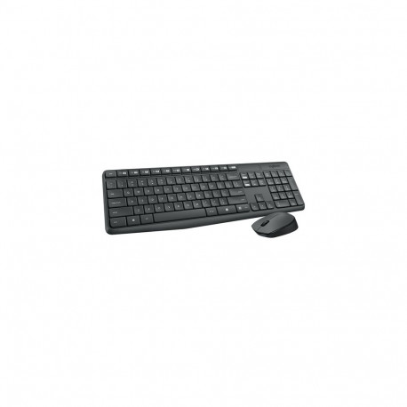 Logitech MK235 Wireless Keyboard and Mouse Combo  GREY  US
