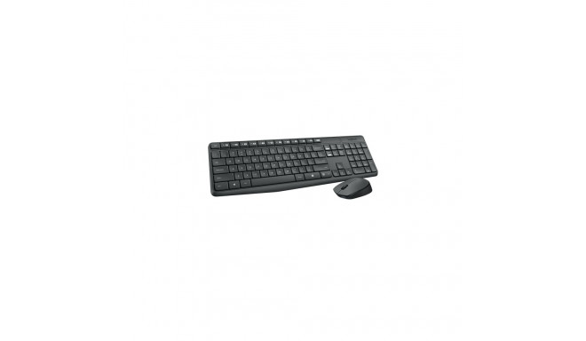 Logitech MK235 Wireless Keyboard and Mouse Combo  GREY  US
